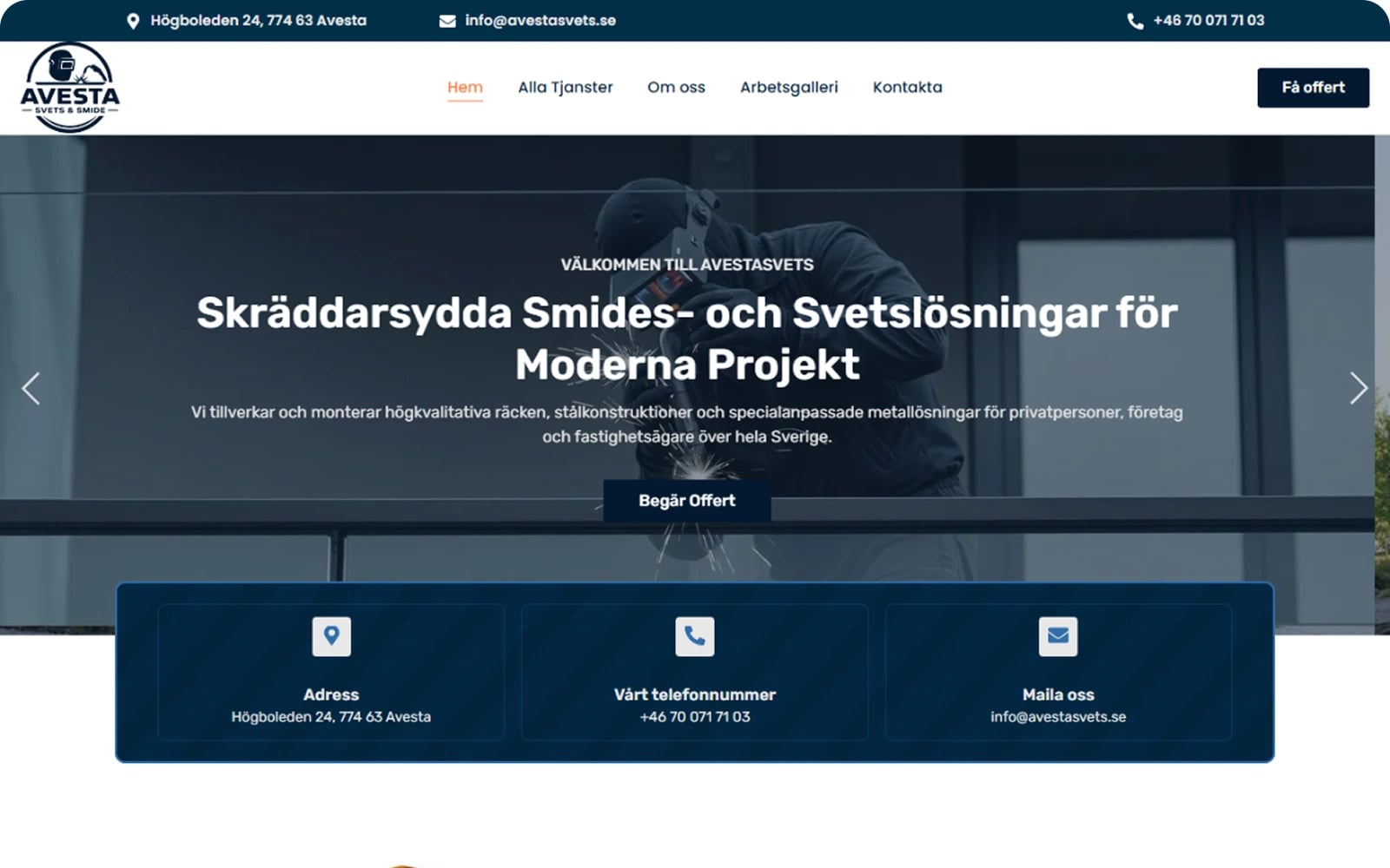 Avestasvets – Custom Metalwork & Welding Solutions