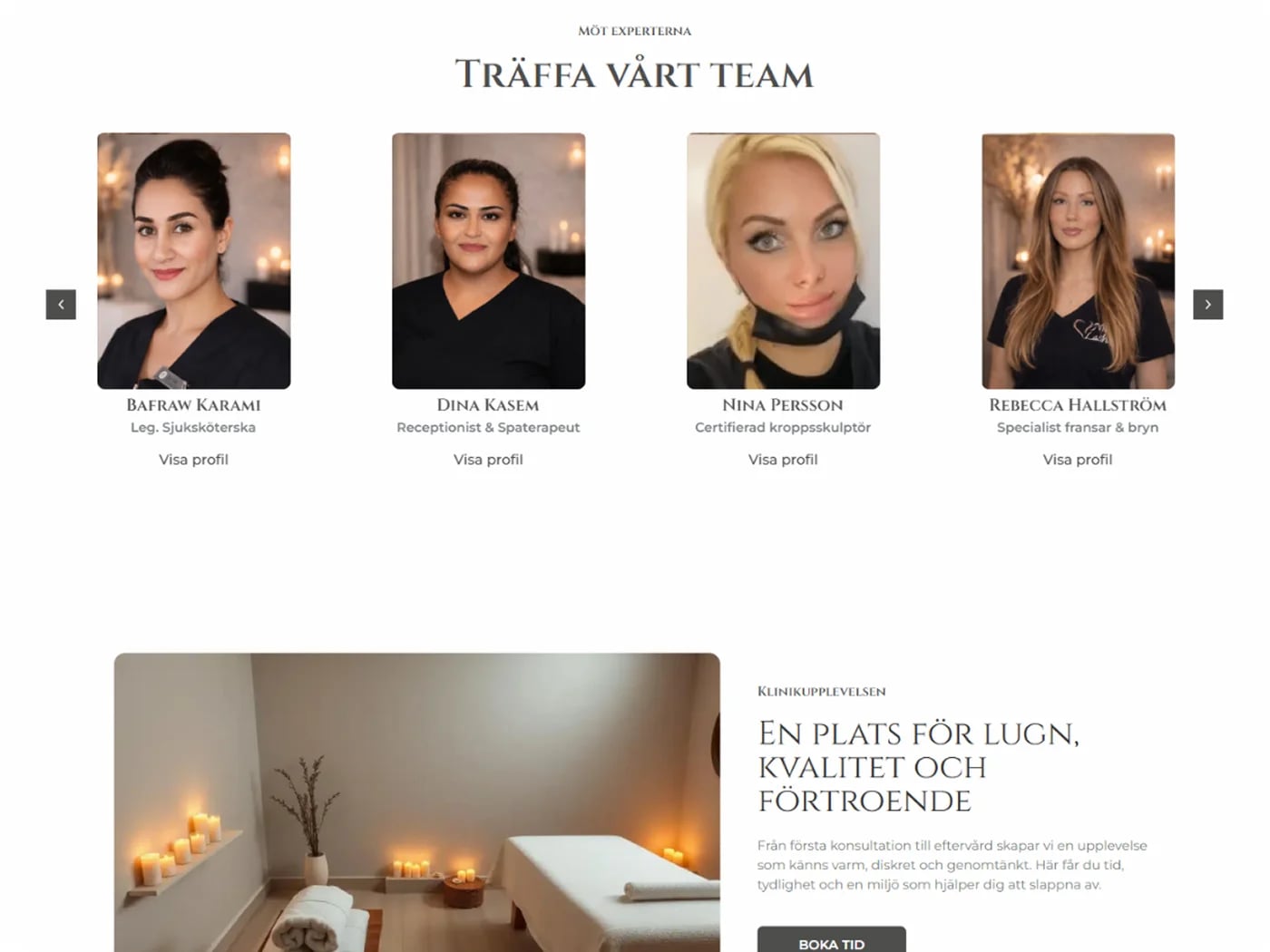 Stylisten Skönhetssalong – Beauty Salon Website — gallery image 3