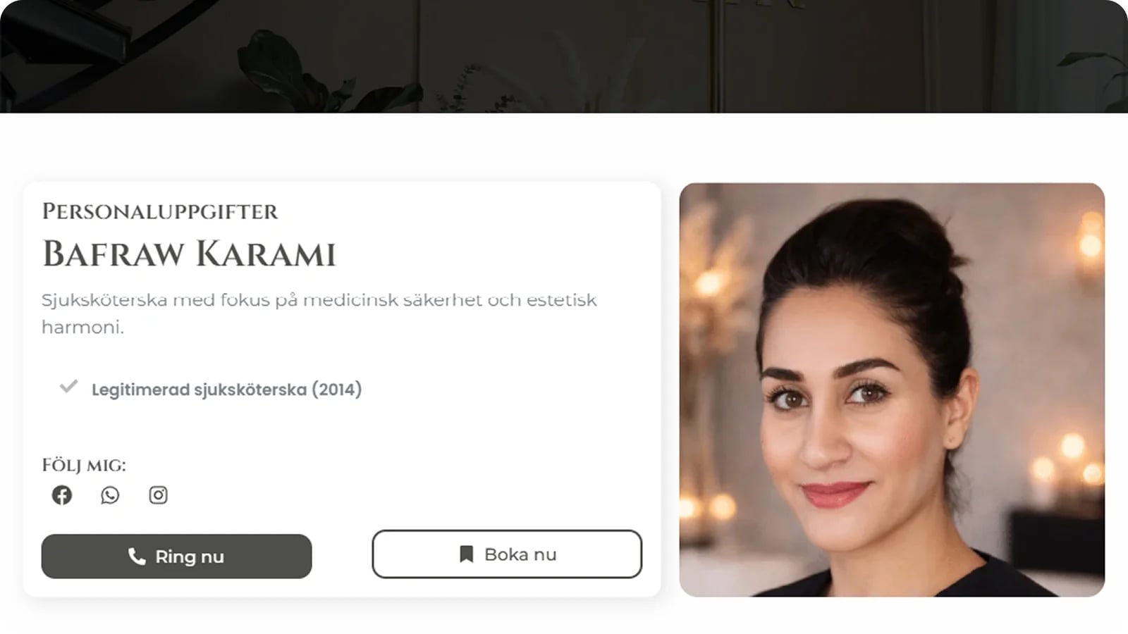 Stylisten Skönhetssalong – Beauty Salon Website — gallery image 5