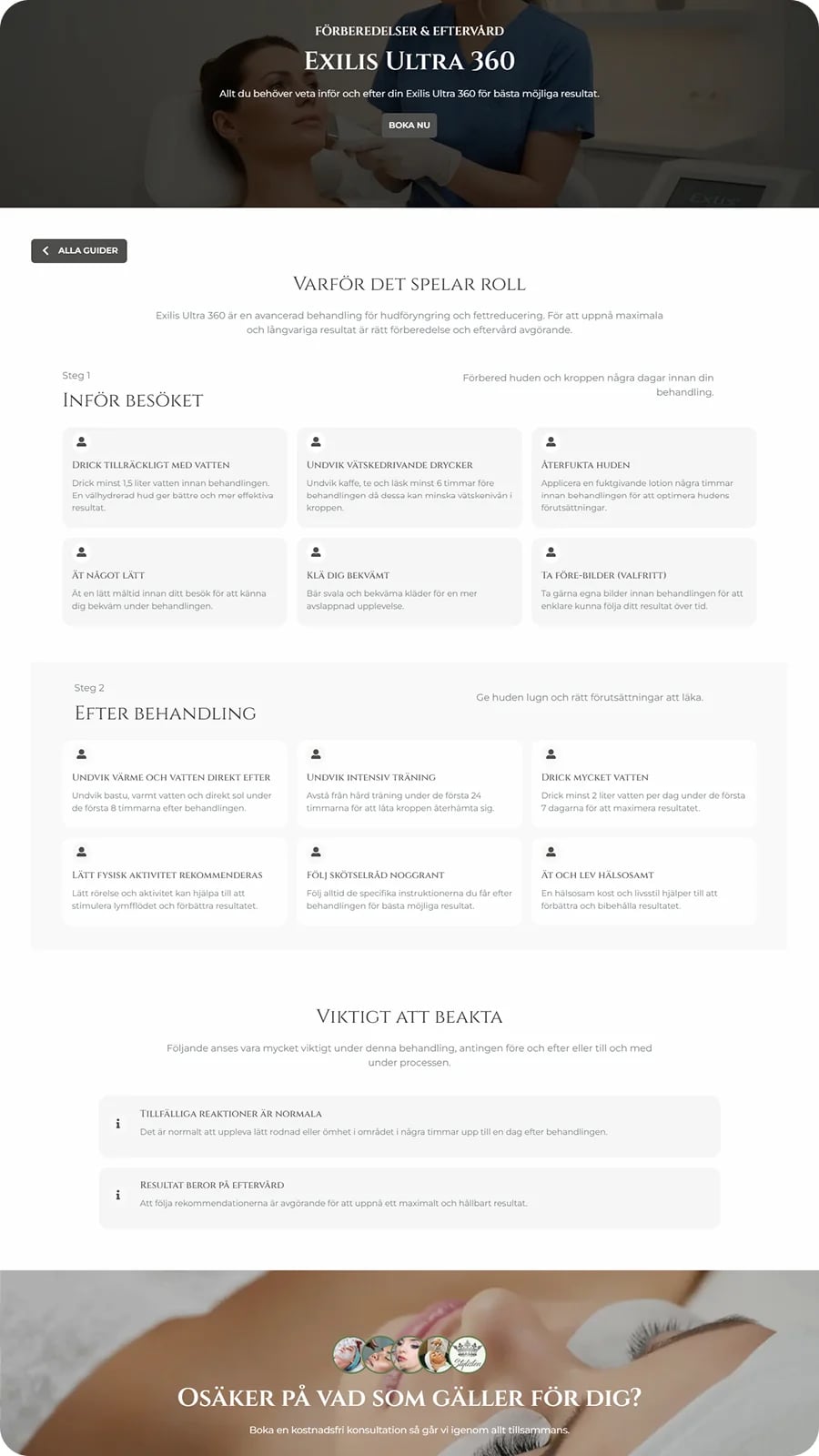 Stylisten Skönhetssalong – Beauty Salon Website — gallery image 7